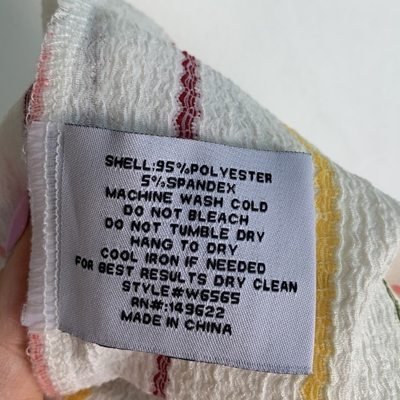 Walter Baker Cut Out Elodie Striped Tank Top sz S - Picture 8 of 8